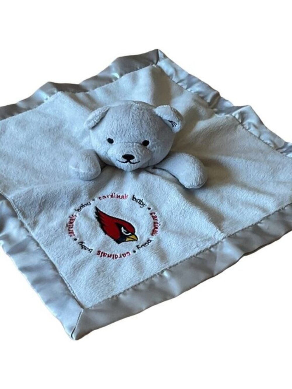 Arizona Cardinals NFL Baby Bear Security Blanket Lovey Soft Aesthetic Gift